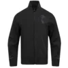 Chicago Blackhawks Pro Standard Neutral Twill Black Full Zip Satin Varsity Jacket 1