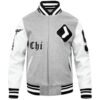 Chicago White Sox Baseball Team Players Varsity Jacket Grey White 1