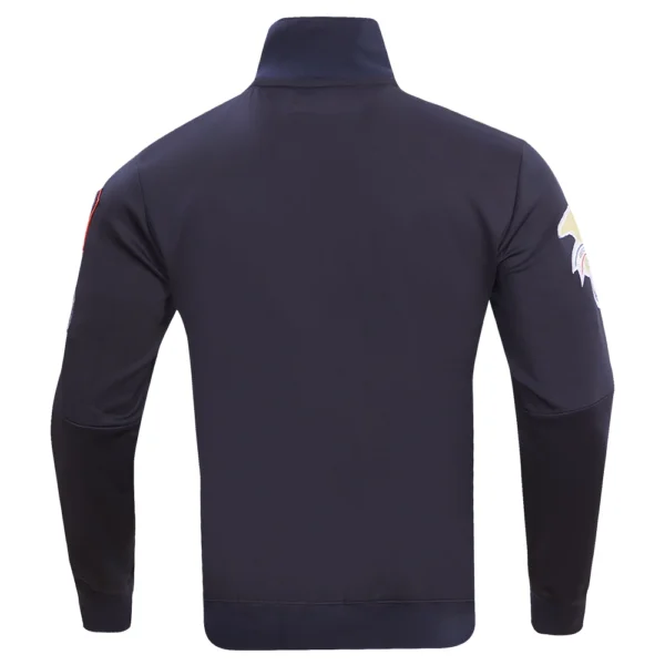 Detroit Tigers Pro Standard Full Zip Polyester Navy Varsity Jacket 3