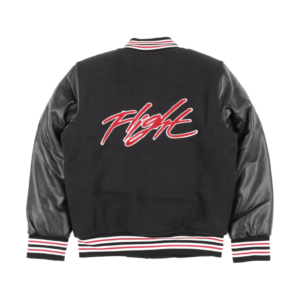 Jordan Wool Leather Black Varsity Jacket 2