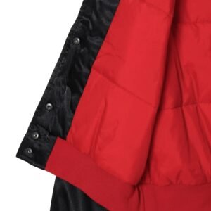 Jordan X Nike Black Satin Varsity Jacket 6