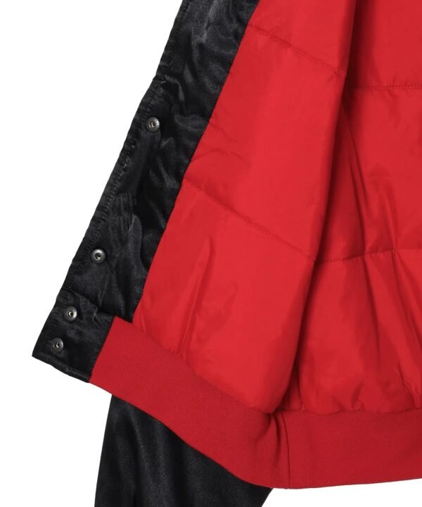 Jordan X Nike Black Satin Varsity Jacket 6