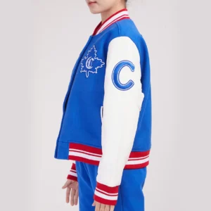 Montreal Canadiens Womens Pro Standard Ice Hockey Team players Wool Leather Varsity 3