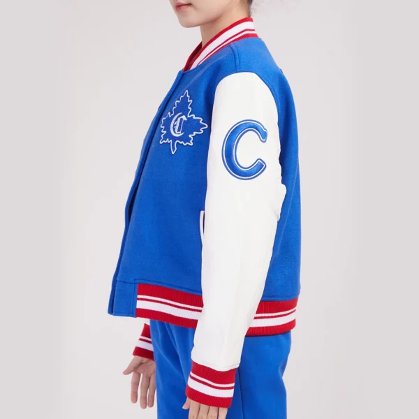 Montreal Canadiens Womens Pro Standard Ice Hockey Team players Wool Leather Varsity 3