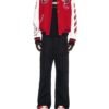 Off White Scorpio Wool Leather Red Varsity Jacket 1