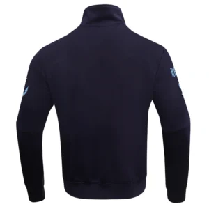 Seattle Kraken Pro Standard Classic Chenille Track Midnight Navy Jacket 4