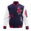 St. Louis Cardinals Pro Standard Old English Navy Wool Varsity Jacket 1