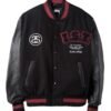 Stussy 35th IST Milano Chapter International Wool Leather Black Vintage Varsity Jacket 1
