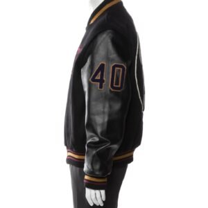 Stussy 8 Ball 40th Anniversary IST Black Varsity Jacket 3