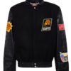Phoenix Suns NBA Wool Leather Black Letterman Varsity Jacket 1